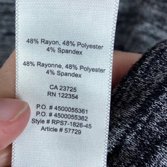 Aritzia Wilfred Free Martha Shirt Heathered Black Size Small Reposa Oversized S - Picture 6 of 7